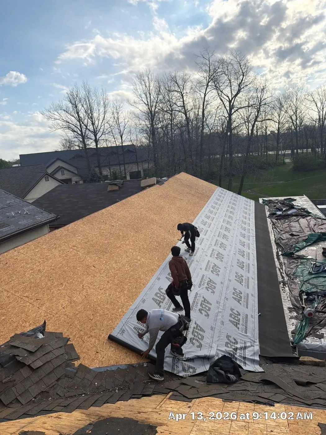 Commercial roofing by Sellersburg Commercial Roofing near Bloomington, IN